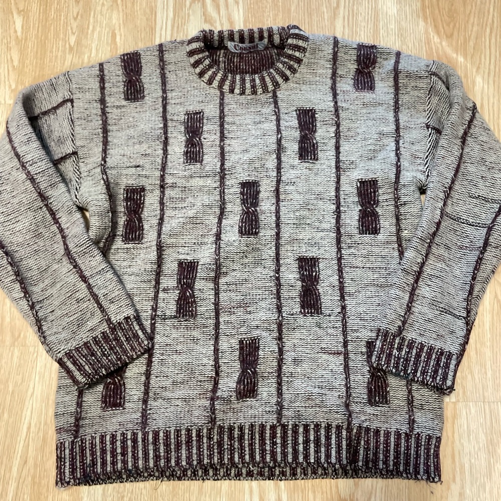 Vintage Style Grandpa Sweater